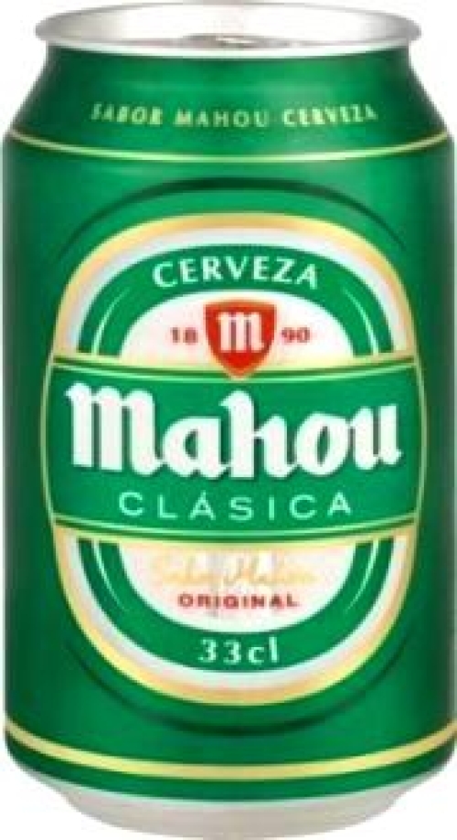 CERVEZA MAHOU CLASSICA LATA 33 CL. (24 un.)